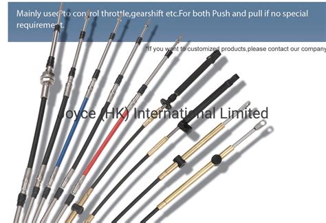 High Quality 33c Teleflex Thread Marine Push Pull Cable Marine Engine