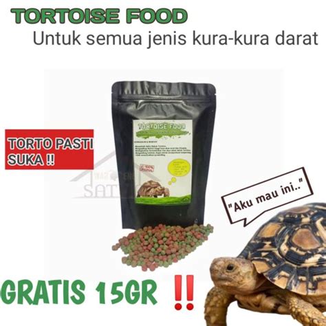 Jual Laris 100 15Gr Makanan Kura Kura Sulcata Pardalis Pakan Tortoise