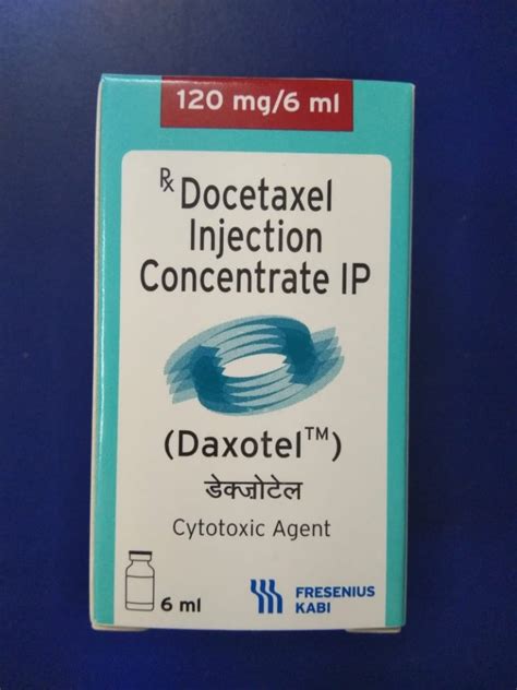 Docetaxel Concentrate Fresenius Kabi Daxotel 120 Mg Injection For