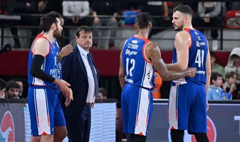 Anadolu Efes Ba Antren R Ergin Ataman Dan Panathinaikos A Klamas