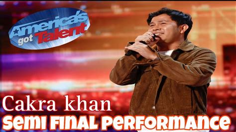 Cakra Khan Americas Got Talent Live Semi Final Performance Winning