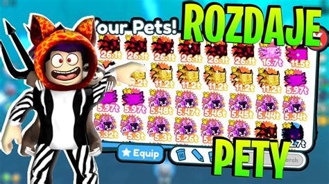 Rozdaje Pety W Pet Simulator X Wbijaj Roblox Petsimulatorx