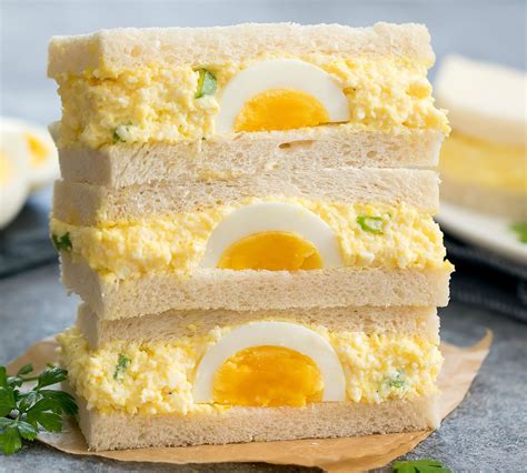 Japanese Egg Salad Sandwiches - Kirbie's Cravings