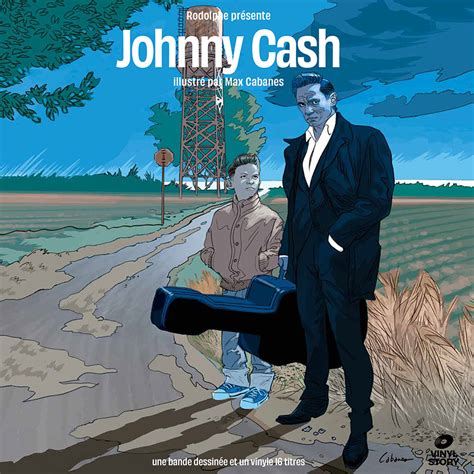 Johnny Cash Vinyl Story Lp With Comic Vinyl