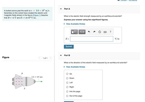 Solved Submit Request Answer Part C A Rocket Cruises Past A Chegg