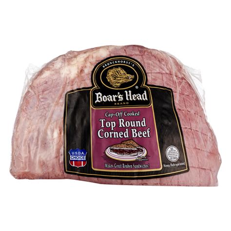 Save On Boars Head Deli Corned Beef Usda Choice Top Round Shaved Order Online Delivery Stop