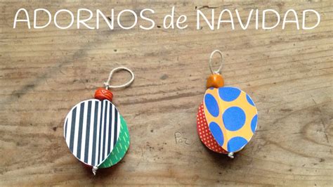 Bolas De Papel Para El árbol De Navidad Adornos Navideños Fáciles Para