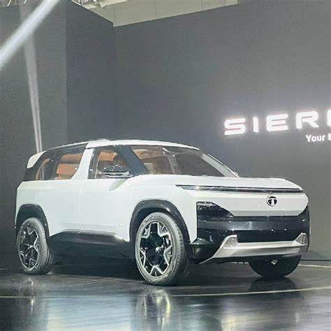 Tata Sierra Ev Concept Gets Showcased At This Years Auto Expo As Well