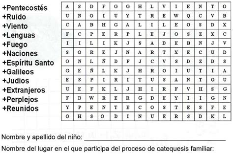 Sopa De Letras Cristiana Imagui