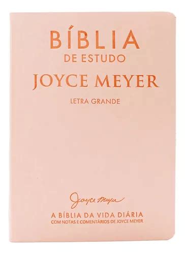 B Blia De Estudo Joyce Meyer Nvi Letra Grande Capa Luxo Salm O