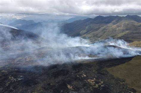 Los 10 departamentos más afectados por incendios forestales en lo que