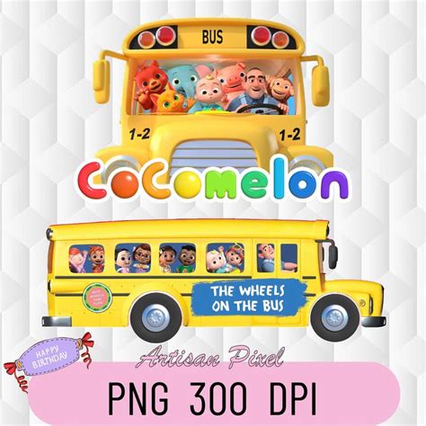 Cocomelon Bus Png - Inspire Uplift | Projects for kids, Seasonal designs, Diy projects