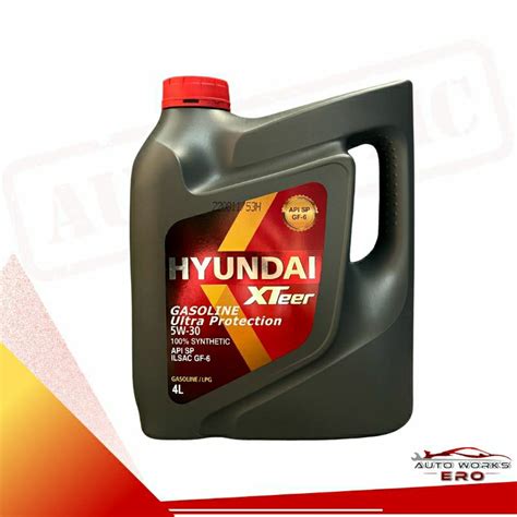 Hyundai Xteer W Synthetic Gasoline Motor Oil Shopee Philippines