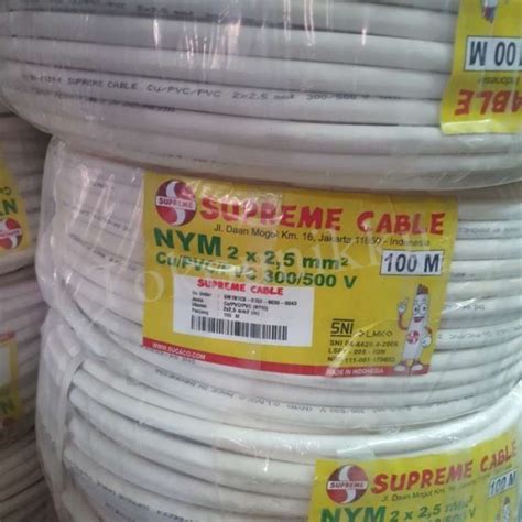 Jual Kabel Listrik Nym Supreme X Mm Panjang M Di Seller