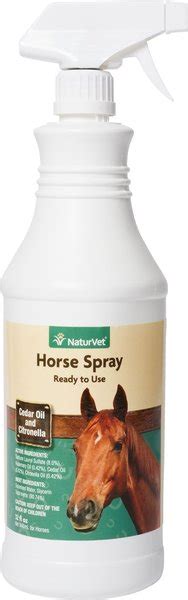 Naturvet Natural Ready To Use Cedar Oil And Citronella Horse Spray 32 Fl