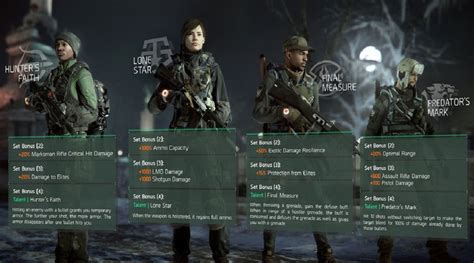 The Division Update 12 Gear Sets Detailed In Full Game Rant