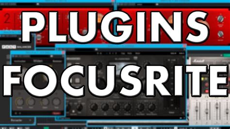 Plug Ins Y Focusrite Control Registro Y Descarga Youtube