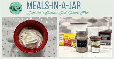 Hot Cocoa Mix In A Jar Your Thrive Life
