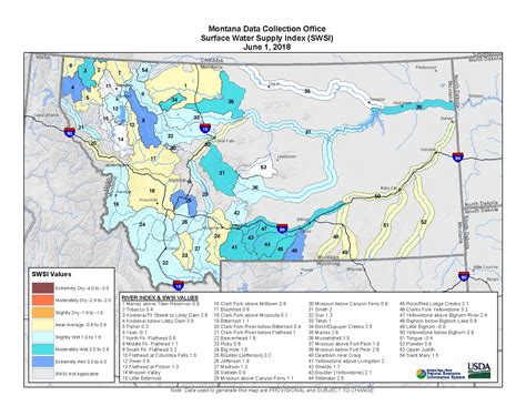 Nrcs Snow And Water Supply Statewide Maps