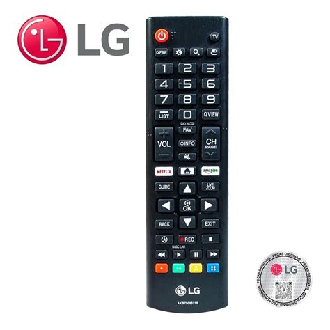 Controle Remoto Tv Lg Smart Polegadas Shopee Brasil