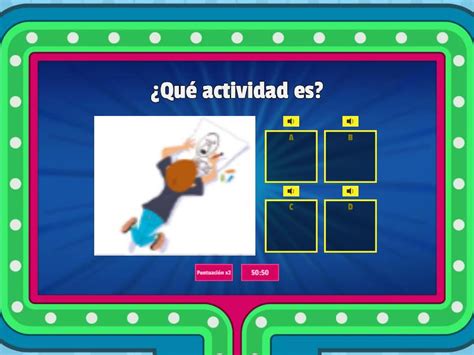 Quiz Actividades De Tiempo Libre Submarino 3 Gameshow Quiz