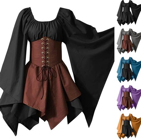 Traditional Irish Dress For Women Short Medieval Costume