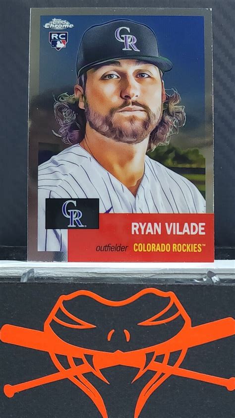 Ryan Vilade 2022 Topps Chrome Platinum Anniversary 258 Rockies RC