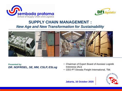 Pdf Supply Chain Management President Commissioner Of Pt Samulos