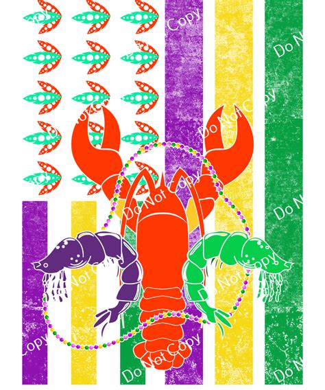 Colorsplash Ultra Transfers Mardi Gras Flag Cf 1