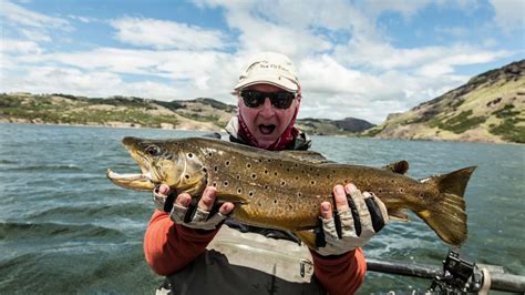 Patagonia Fly Fishing Lake Fishing For Giant Trout YouTube