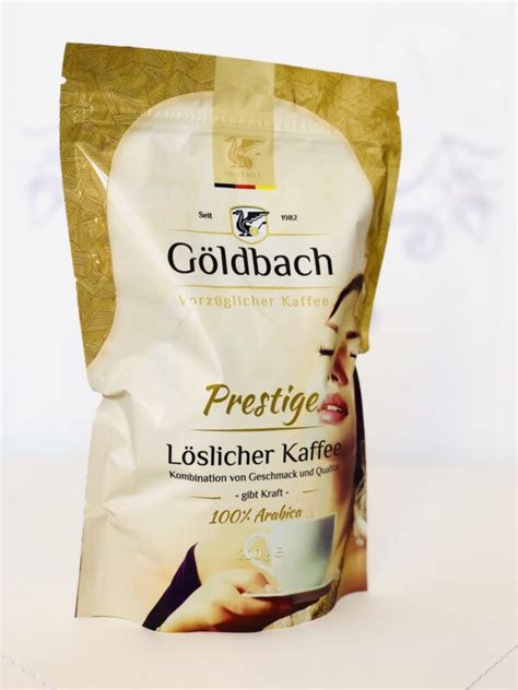 Kawa rozpuszczalna Goldbach Prestige 200g torba Kawy Słodycze Chemia