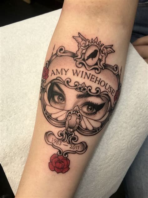 Amy Winehouse Memorial Tattoo Tattoos Amy Winehouse Dope Tattoos