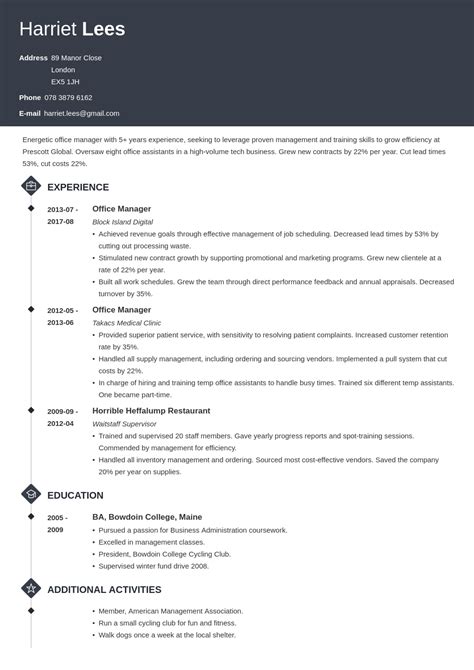 Office Manager Resume Examples And Tips For 2025