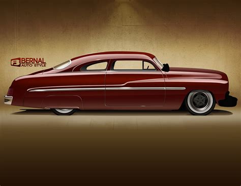 Matt Bernal 51 Mercury Chopped Lead Sled Custom