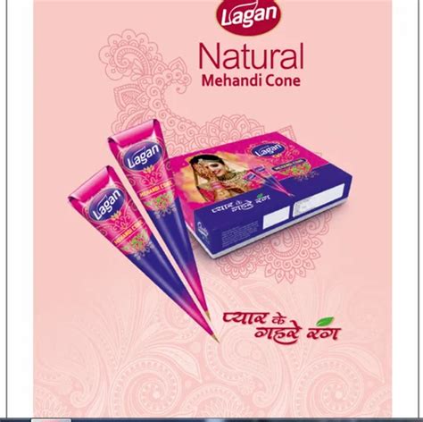 Green Lagan Natural Mehandi Cone Packaging Type Box 100 Gm At Rs 110