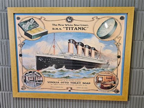 The New White Star Liner Titanic Poster Plakat Bild Starline Kaufen