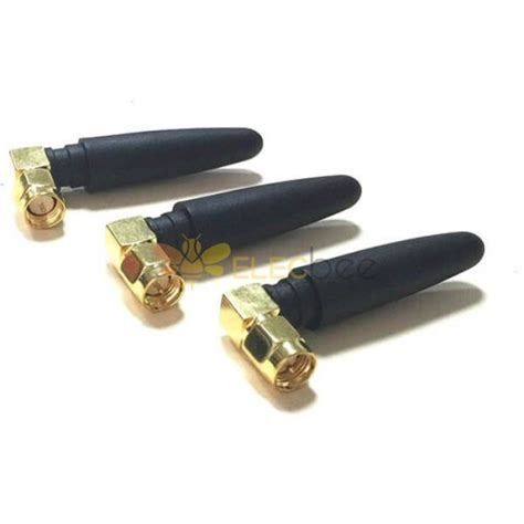 Gsm 3g Antenna 3dbi Short Rod Like 9001900 Mhz Sma Male Right Angle