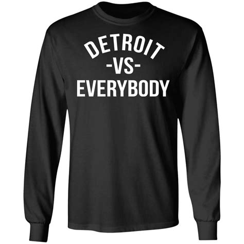 Detroit Vs Everybody Shirt, Hoodie, Long Sleeve | Allbluetees.com