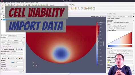 Paraview Postprocessing Importing Data Cell Viability Project