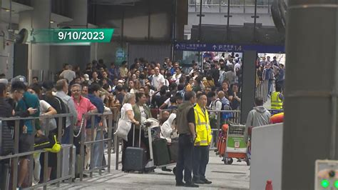 林世雄指風暴期間機場人流管制有改善空間 機管局將檢討的士排隊方法 無綫新聞tvb News