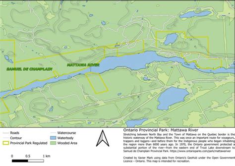 Ontario Nature Reserve: Mattawa River Map Bundle map by Xavier Maps ...