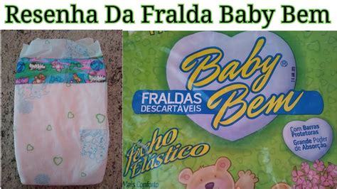 Resenha Da Fralda Baby Bem Testando Fralda Barata Youtube