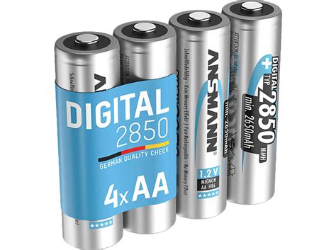 ANSMANN 5035092 AA Mignon Akku NiMH 1 2 Volt 2850 MAh Akku 2850