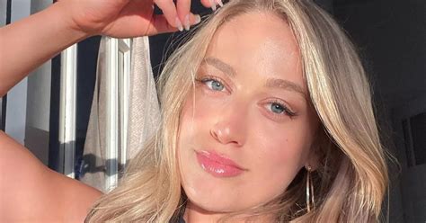 Neighbours Roxy Willis Star Wows In Skimpy Bikini As She Braves Chill With Am Dip Daily Star