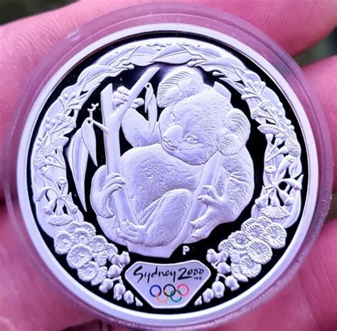 Srebrna moneta Sydney 2000 Koala 1oz Proof Czarnków Kup teraz na