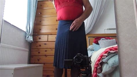 Wanking In Pleated Skirt And Nylon Slip Free Gay Hd Porn Xhamster
