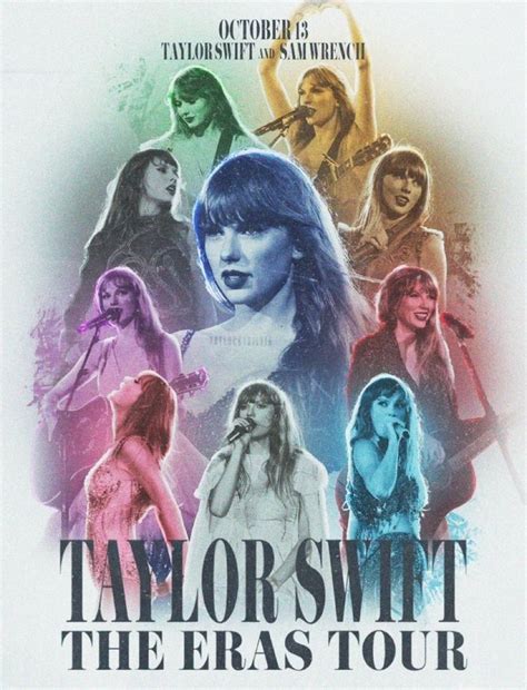 taylor swift the eras tour wall print Póster gráfico Pósteres