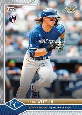 Topps X Bobby Witt Jr Crown Collection Checklist Details