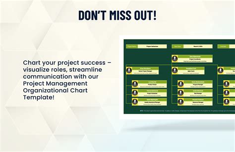 Project Management Organizational Chart Template in Excel, Google ...