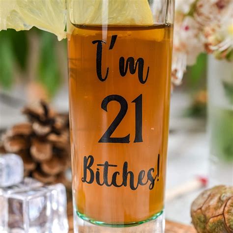 21st Birthday Shot Glass Im 21 B 21st Birthday Etsy